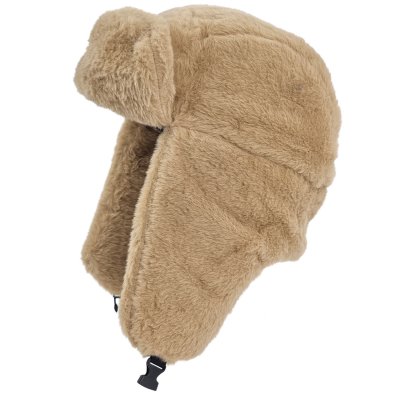 Trapper hat - Gårda Faux Fur Trapper Hat (light brown)