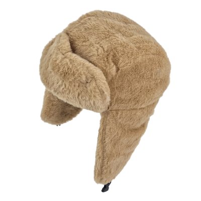 Trapper hat - Gårda Faux Fur Trapper Hat (light brown)