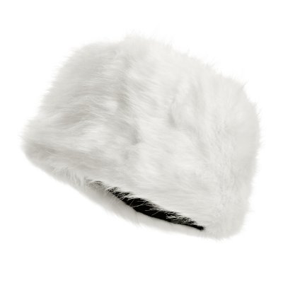 Fur Hat - Gårda Polyana Faux Fur Hat (white)
