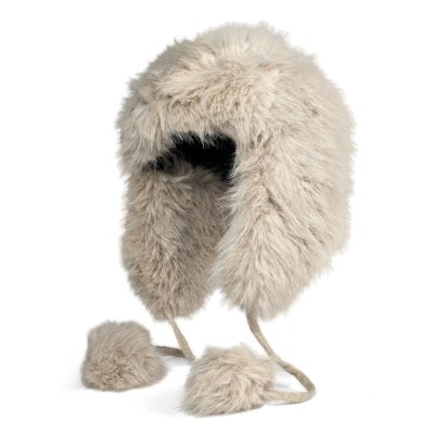 Fur Hat - Gårda Tortel Faux Fur Trapper Hat (beige)