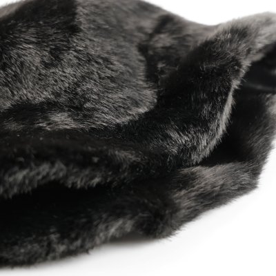 Fur Hat - Gårda Valea Faux Fur Hat (black)