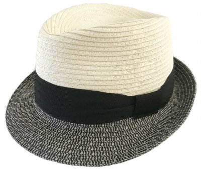 Hats - Gårda Milano Trilby (black/white)