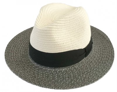 Hats - Gårda Milano Fedora (black/white)