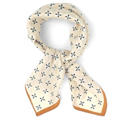 Scarf - Gårda Carouge Satin Scarf (cream)
