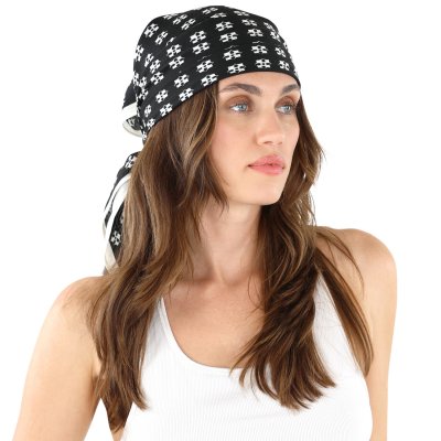 Scarf - Gårda Carouge Satin Scarf (black)