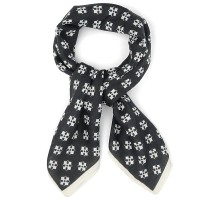 Scarf - Gårda Carouge Satin Scarf (black)