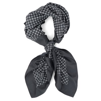 Scarf - Gårda Lourdes Satin Scarf (black)