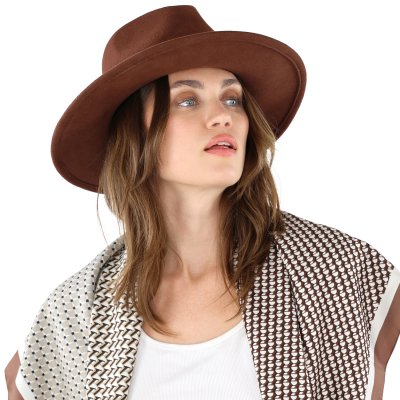 Scarf - Gårda Narbonne Satin Scarf (brown/white)