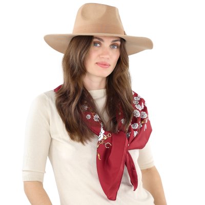 Scarf - Gårda Sousse Satin Scarf (red)