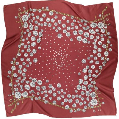 Scarf - Gårda Sousse Satin Scarf (red)