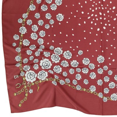 Scarf - Gårda Sousse Satin Scarf (red)