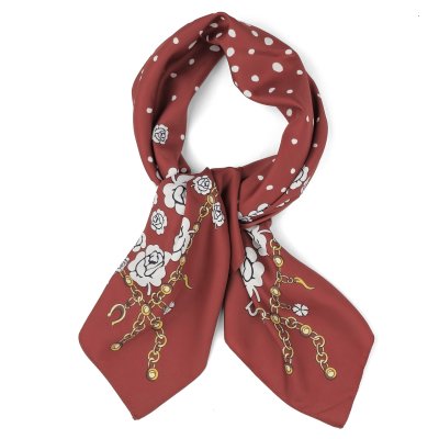 Scarf - Gårda Sousse Satin Scarf (red)