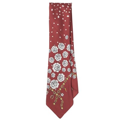 Scarf - Gårda Sousse Satin Scarf (red)
