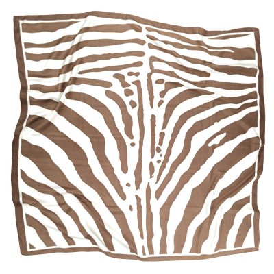 Scarf - Gårda Zebra Satin Scarf (brown)