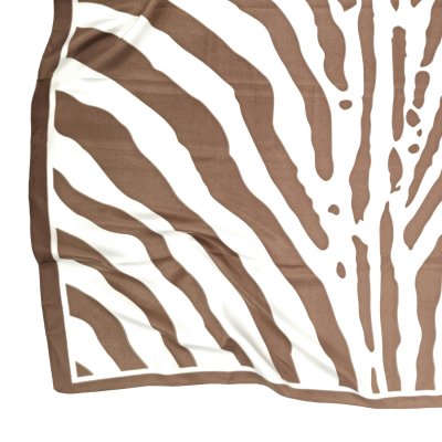Scarf - Gårda Zebra Satin Scarf (brown)