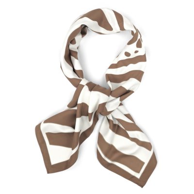 Scarf - Gårda Zebra Satin Scarf (brown)