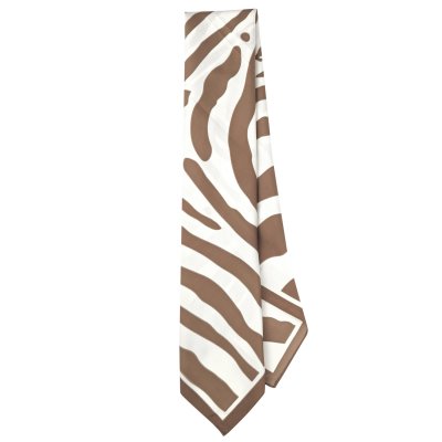 Scarf - Gårda Zebra Satin Scarf (brown)