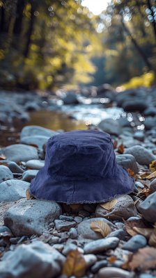 Hats - Gårda Nova Bucket Hat (blue)