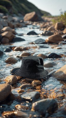 Hats - Gårda Sawyer Bucket Hat (black)