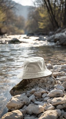 Hats - Gårda Sawyer Bucket Hat (white)