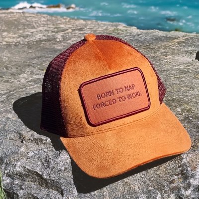 Caps - Gårda Velvet Trucker Nap (orange)