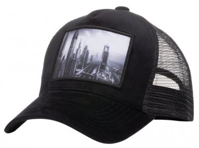 Caps - Gårda Velvet Trucker Skyline (black)