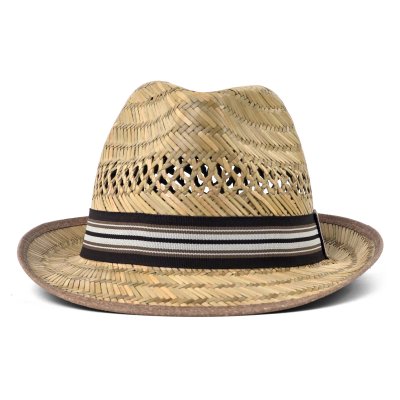 Straw Hat - Gårda Agulo Natural Straw Trilby (natural/brown)