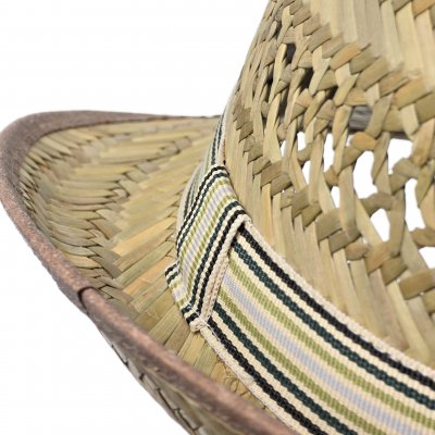 Straw Hat - Gårda Agulo Natural Straw Trilby (natural/cream)