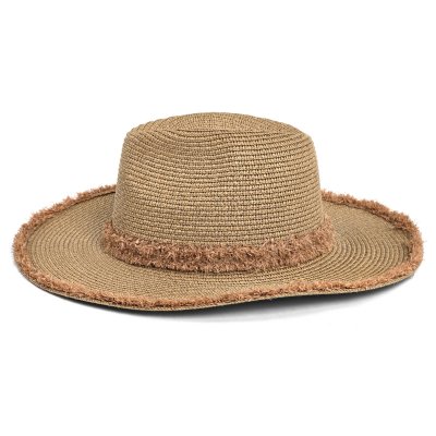 Straw Hat - Gårda Alicante Fedora (khaki)