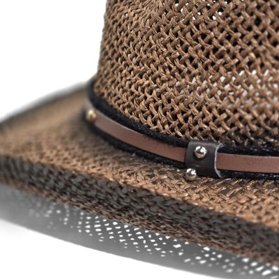 Straw Hat - Gårda Barcelona Western Hat (brown)