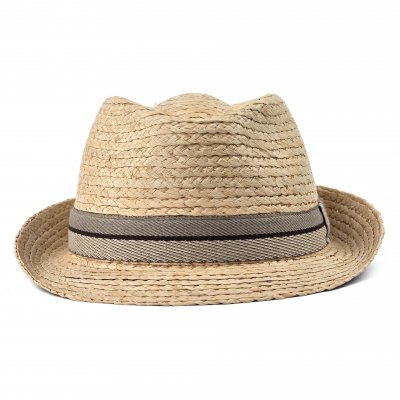 Straw Hat - Gårda Benijo Raffia Trilby (natural/taupe)