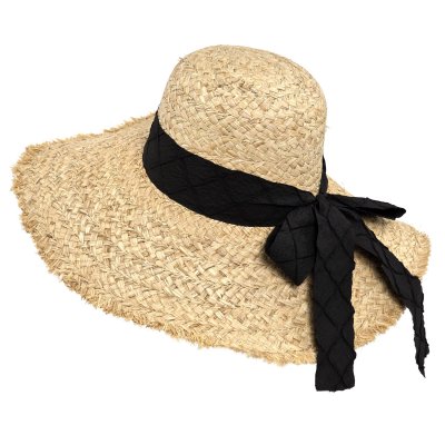 Straw Hat - Gårda Biarritz Sun Hat (nature/black)