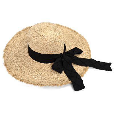 Straw Hat - Gårda Biarritz Sun Hat (nature/black)