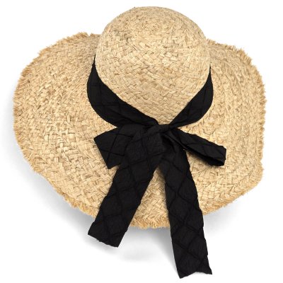 Straw Hat - Gårda Biarritz Sun Hat (nature/black)