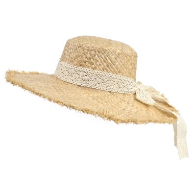 Straw Hat - Gårda Cadiz Sun Hat (nature/crochet)