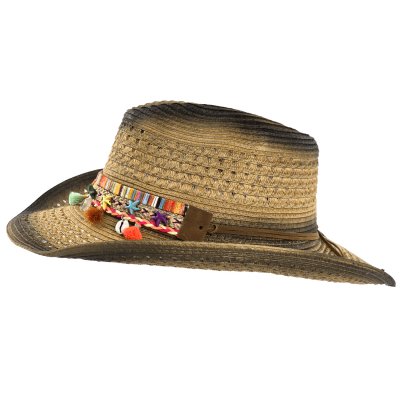 Straw Hat - Gårda Cassis Western Hat (brown)