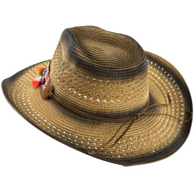Straw Hat - Gårda Cassis Western Hat (brown)