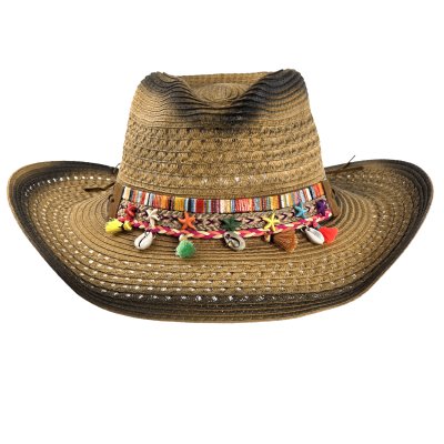 Straw Hat - Gårda Cassis Western Hat (brown)
