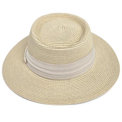 Straw Hat - Gårda Corfu Gambler (beige/pink)