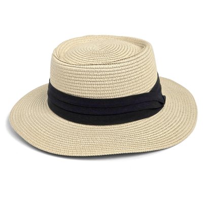 Straw Hat - Gårda Corfu Gambler (beige/black)