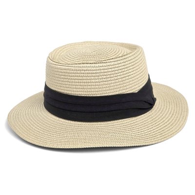 Straw Hat - Gårda Corfu Gambler (beige/black)