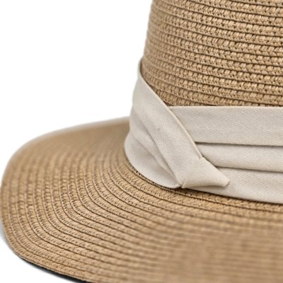 Straw Hat - Gårda Corfu Gambler (khaki/pink)