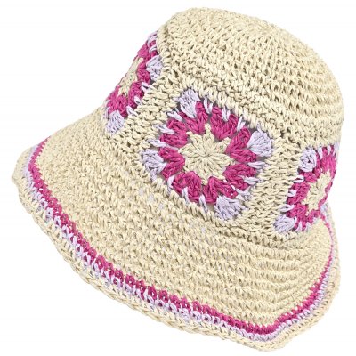 Straw Hat - Gårda Crete Bucket hat (nature/multi)