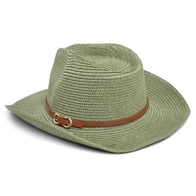 Straw Hat - Gårda Kos Western Hat (green)