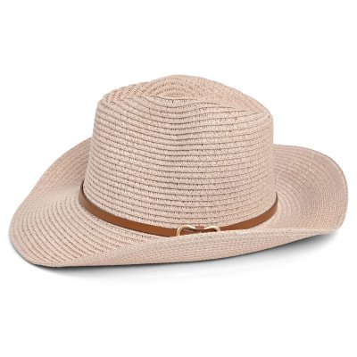 Straw Hat - Gårda Kos Western Hat (pink)
