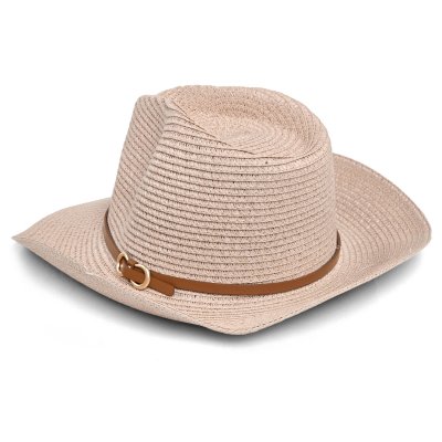 Straw Hat - Gårda Kos Western Hat (pink)