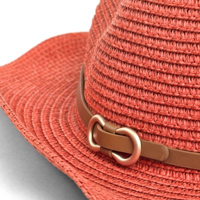 Straw Hat - Gårda Kos Western Hat (red)