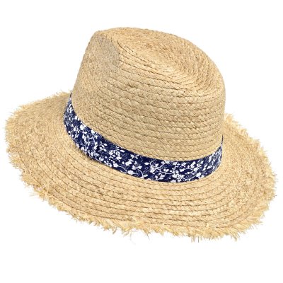 Straw Hat - Gårda Lanzarote Fedora (nature/blue)