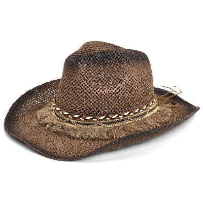 Straw Hat - Gårda Malaga Western Hat (brown)