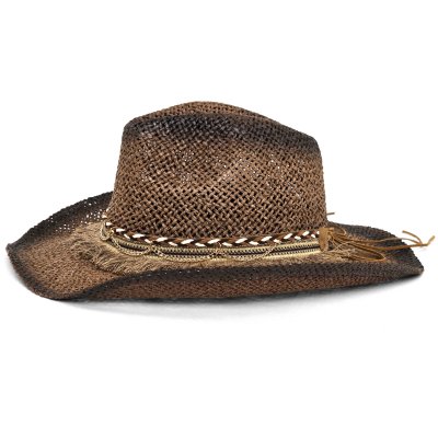 Straw Hat - Gårda Malaga Western Hat (brown)